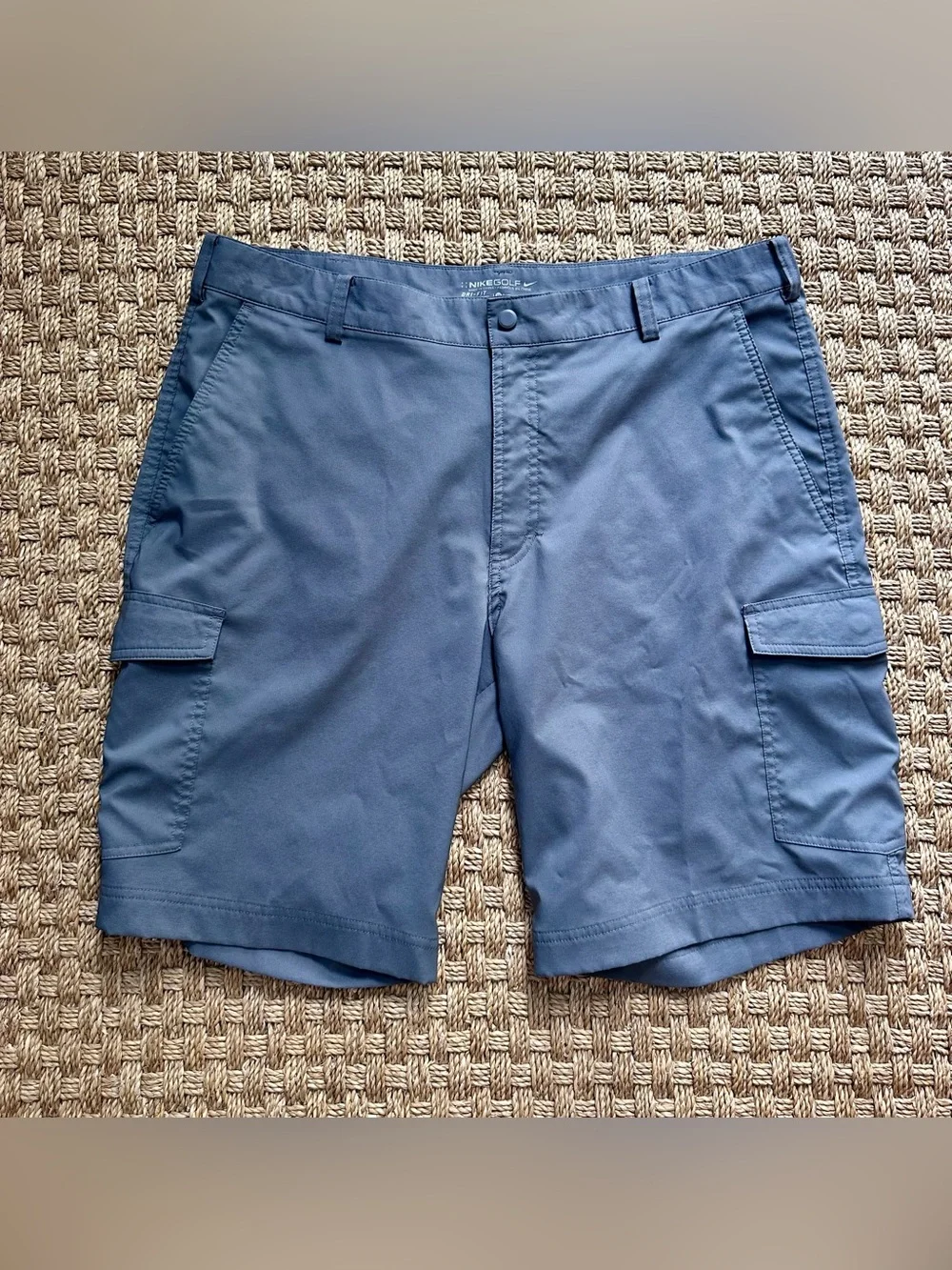 Nike Golf Men's Dri-Fit Blue (Cargo) Shorts.